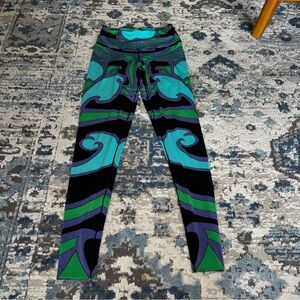 Eva Varro Vibrant Patterned Leggings